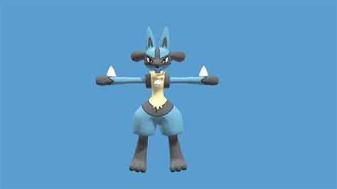Lucario 3D models .